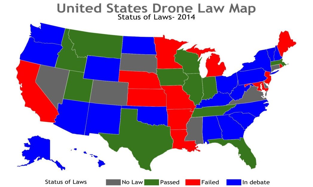 State Regulations for Drones in the U.S.