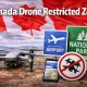 Canada Drone Restricted Zones