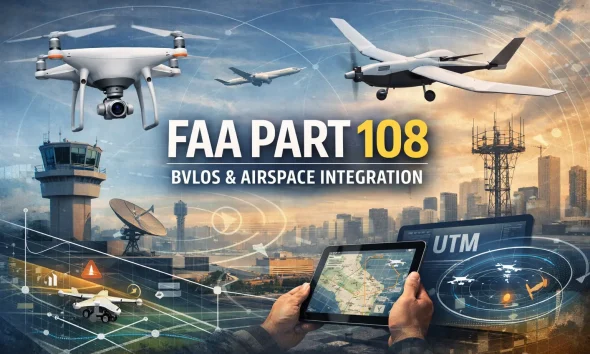 FAA Part 108 and Airspace Integration: What It Means for BVLOS