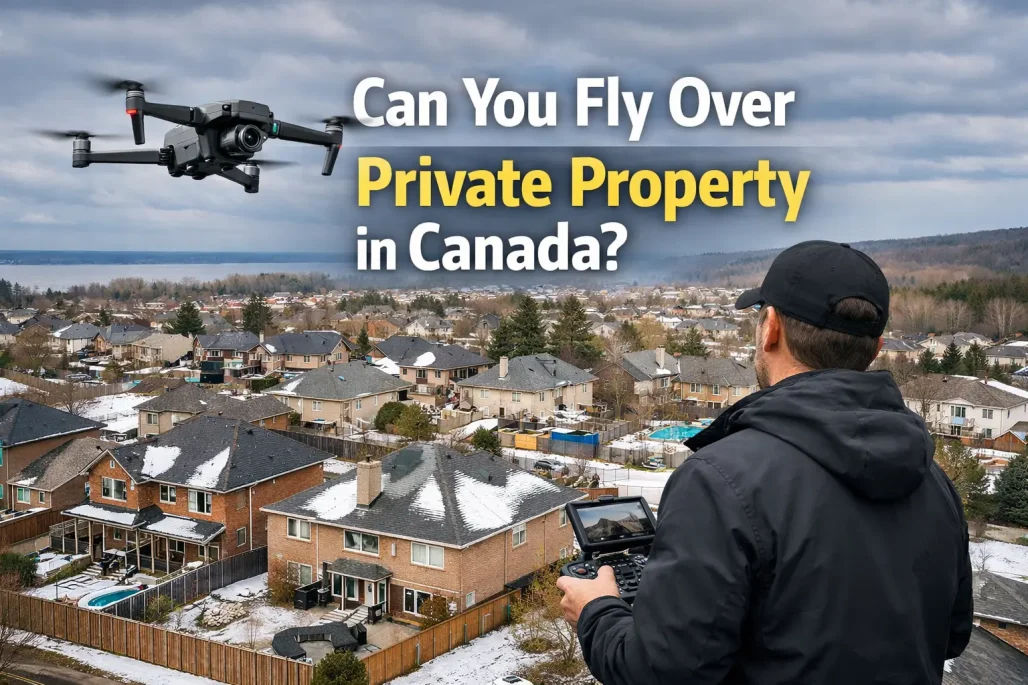 Can You Fly Over Private Property in Canada